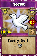 Wizard101 Storm spell card: Soothe, Spell ID 666