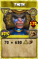 Wizard101 Myth spell card: Thoth, Spell ID 665