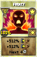 Wizard101 Star spell card: Frenzy, Spell ID 270