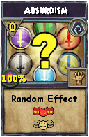 Wizard101 Shadow spell card: Absurdism, Spell ID 1021