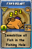 Wizard101 Fishing spell card: Fish Lullaby, Spell ID 1365