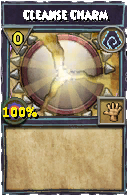 Wizard101 Shadow spell card: Cleanse Charm, Spell ID 1714