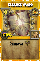 Wizard101 Sun spell card: Cleanse Ward, Spell ID 1026