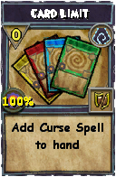 Wizard101 Shadow spell card: Card Limit, Spell ID 1878