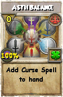 Wizard101 Balance spell card: ASTH Balance, Spell ID 1056