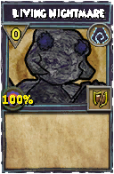 Wizard101 Shadow spell card: Living Nightmare, Spell ID 1559