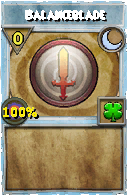 Wizard101 Moon spell card: Balanceblade, Spell ID 1043