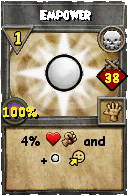 Wizard101 Death spell card: Empower, Spell ID 1347