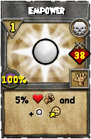 Wizard101 Death spell card: Empower, Spell ID 1345