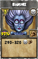 Wizard101 Death spell card: Banshee, Spell ID 1408