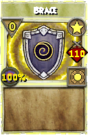 Wizard101 Star spell card: Brace, Spell ID 1727