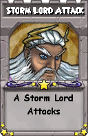 Wizard101 School 16 spell card: Storm Lord Attack, Spell ID 1377