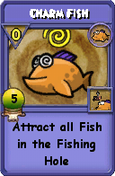 Wizard101 Fishing spell card: Charm Fish, Spell ID 1346
