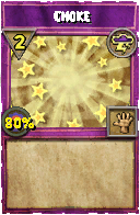 Wizard101 Storm spell card: Choke, Spell ID 1910