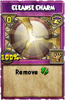 Wizard101 Storm spell card: Cleanse Charm, Spell ID 1722