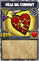 Wizard101 Shadow spell card: Healing Current, Spell ID 1326