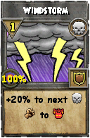 Wizard101 Death spell card: Windstorm, Spell ID 1441