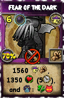Wizard101 Storm spell card: Fear of the Dark, Spell ID 1417