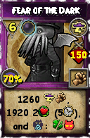 Wizard101 Storm spell card: Fear of the Dark, Spell ID 1418