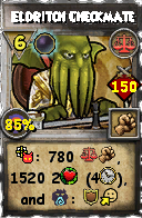 Wizard101 Balance spell card: Eldritch Checkmate, Spell ID 1094