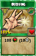 Wizard101 Life spell card: Blessing, Spell ID 1130