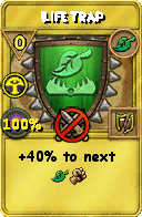 Wizard101 Life spell card: Life Trap, Spell ID 1075