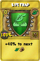 Wizard101 Life spell card: Life Trap, Spell ID 1072