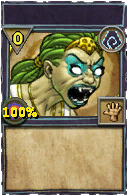 Wizard101 Shadow spell card: MOB - Polymorph Statue, Spell ID 1337