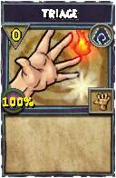 Wizard101 Shadow spell card: Triage, Spell ID 1373