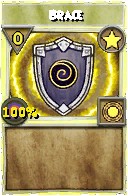 Wizard101 Star spell card: Brace, Spell ID 1872