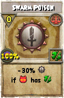 Wizard101 Balance spell card: Swarm Poison, Spell ID 1937