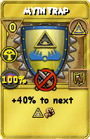 Wizard101 Myth spell card: Myth Trap, Spell ID 1071