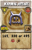 Wizard101 Balance spell card: Natural Attack, Spell ID 1590