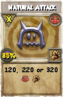 Wizard101 Balance spell card: Natural Attack, Spell ID 1015