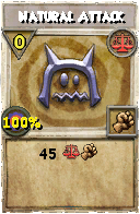 Wizard101 Balance spell card: Natural Attack, Spell ID 1138