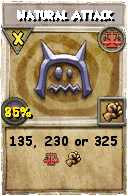Wizard101 Balance spell card: Natural Attack, Spell ID 1556