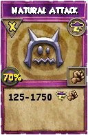Wizard101 Storm spell card: Natural Attack, Spell ID 1223