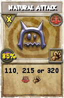 Wizard101 Balance spell card: Natural Attack, Spell ID 1473
