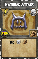 Wizard101 Death spell card: Natural Attack, Spell ID 1506