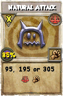 Wizard101 Balance spell card: Natural Attack, Spell ID 1214