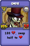 Wizard101 Death spell card: Ghoul, Spell ID 1673
