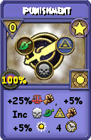 Wizard101 Star spell card: Punishment, Spell ID 1769