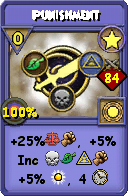 Wizard101 Star spell card: Punishment, Spell ID 1500