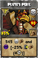 Wizard101 Death spell card: Pluto's Peril, Spell ID 1176