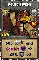 Wizard101 Death spell card: Pluto's Peril, Spell ID 1177