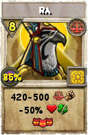 Wizard101 Balance spell card: Ra, Spell ID 1226