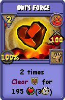 Wizard101 Fire spell card: Oni's Forge, Spell ID 1020
