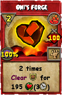 Wizard101 Fire spell card: Oni's Forge, Spell ID 1020