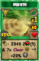 Wizard101 Life spell card: Rebirth, Spell ID 1459