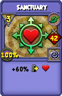 Wizard101 Life spell card: Sanctuary, Spell ID 1503